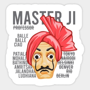 Heist in Punjab Sticker